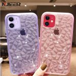 Luxury Crystal Transparent Soft Silicone Phone Case For iPhone 11 Pro XS MAX X XR 8 7 6 S 6S Plus Glitter Diamond Texture Covers