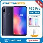 Elegant HOMTOM P30 Pro Smartphone with 6.41-inch Full Screen, 13MP Rear Camera, and 8MP Front Camera
