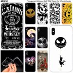 Hot Jack skellington Fashion Silicone Case Cover for Apple iPhones 11 Pro XS Max X XR 7 8 6 6s Plus 5S SE TPU Soft Phone Cases