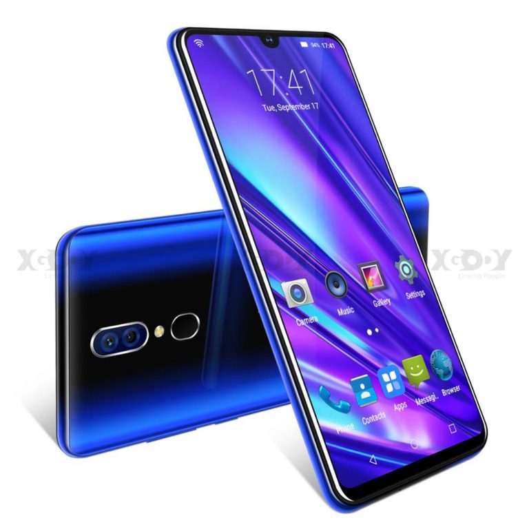 XGODY 9T Pro 6.26" 19:9 Smartphone Android 9.0 2GB 16GB Waterdrop Screen Mobile Phone MTK6580 Quad Core Dual Sim GPS 5MP 2800mAh
