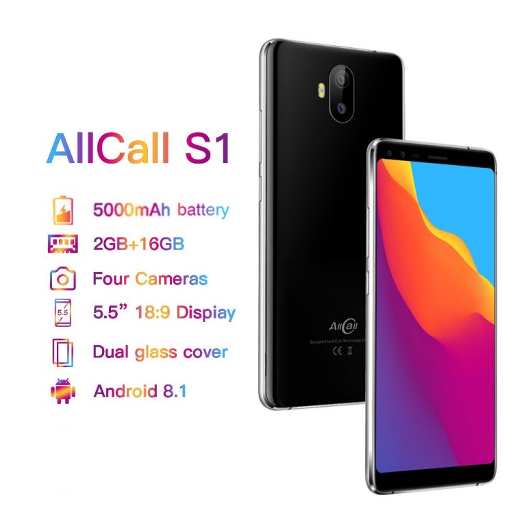 Allcall S1 5000mAh 3G Smartphone MTK6580 Quad Core 2GB 16GB Android