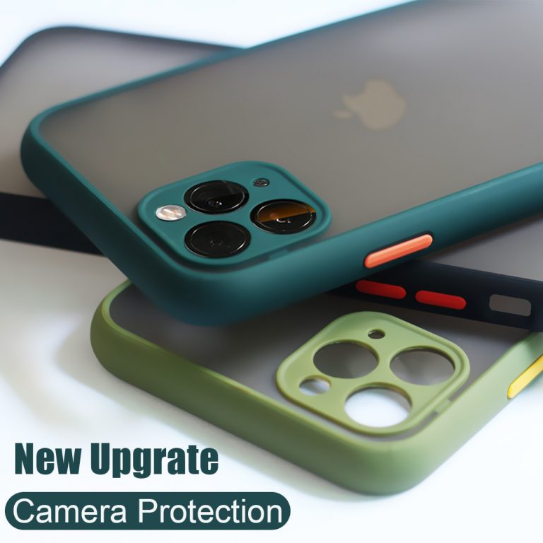 Luxury Shockproof Case on the For iPhone 11 Pro Max Cases With Camera Lens