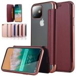 Luxury Wallet Flip Book PU Leather Phone Case For iPhone