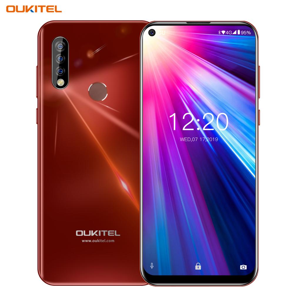 OUKITEL C17 6.35'' Triple Camera Smartphone MT6763 Octa Core Android 9.0 3GB 16GB Face ID Fingerprint 4G Mobile Phone 3900mAh