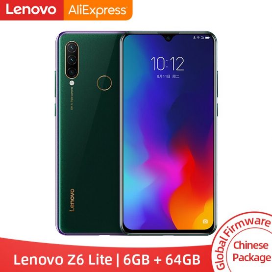 Original Lenovo Z6 Lite 6GB 64GB Smartphone Snapdragon 710 Octa Core Triple Back Cams 19.5:9 Water Drop 6.3 Inch 4050mAh