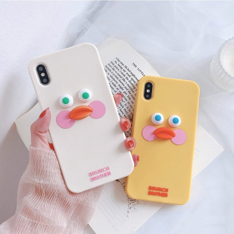Cute Cartoon Duck Phone Case For iphone 11 Pro Max XS Max X XR 6 6s 7 8 plus Back Cases Fashion Funny 3D Touch Silcone Soft Capa 2 Cute Cartoon Duck Phone Case For iphone 11 Pro Max XS Max X XR 6 6s