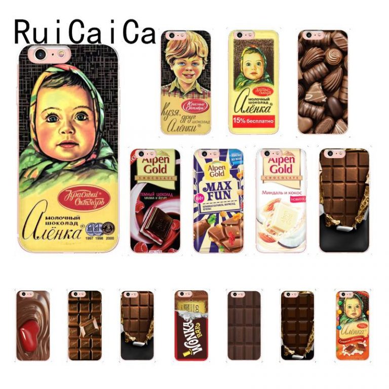 RuiCaiCa alenka bar wonka chocolate TPU Phone Case Cover Shell for iPhone