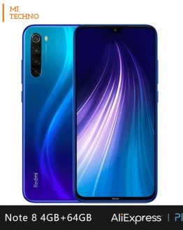 Xiaomi Redmi Note 8 Smartphone(4GB RAM 64GB ROM Free mobile phone new cheap android 4000mAh battery) [Global Version]