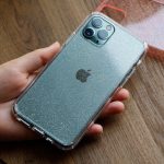 Bling glitter armor Case for iphone 11 11Pro Max X XR XS Max 7 8 7Plus Transparent hard PC phone case cover Protective shell