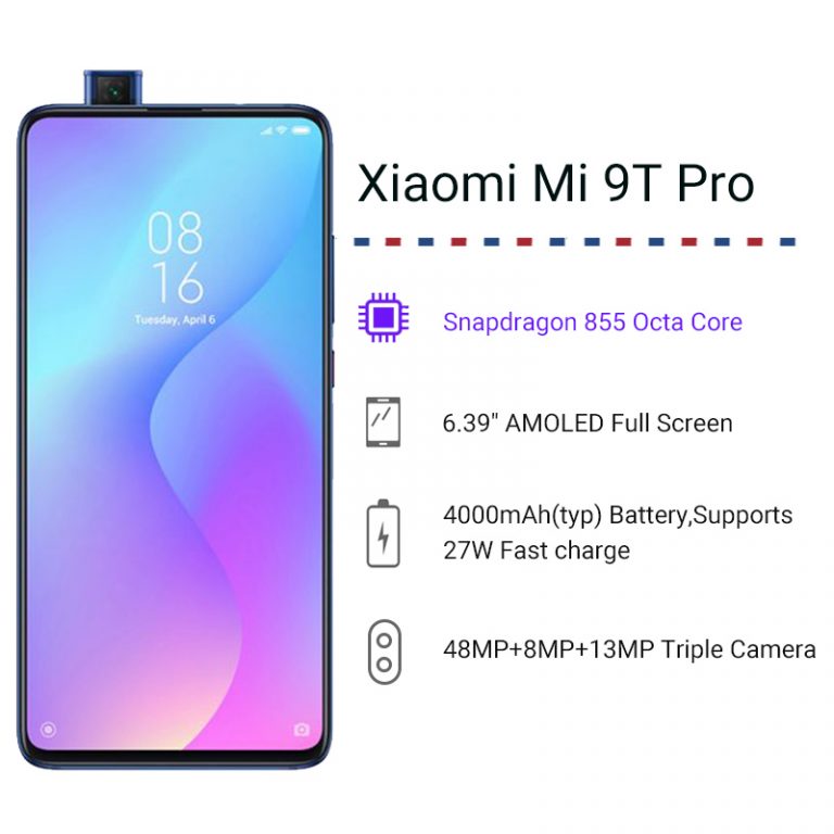 Xiaomi Mi 9T Pro 6GB 128GB Snapdragon 855 Smartphone 48MP Triple Cameras