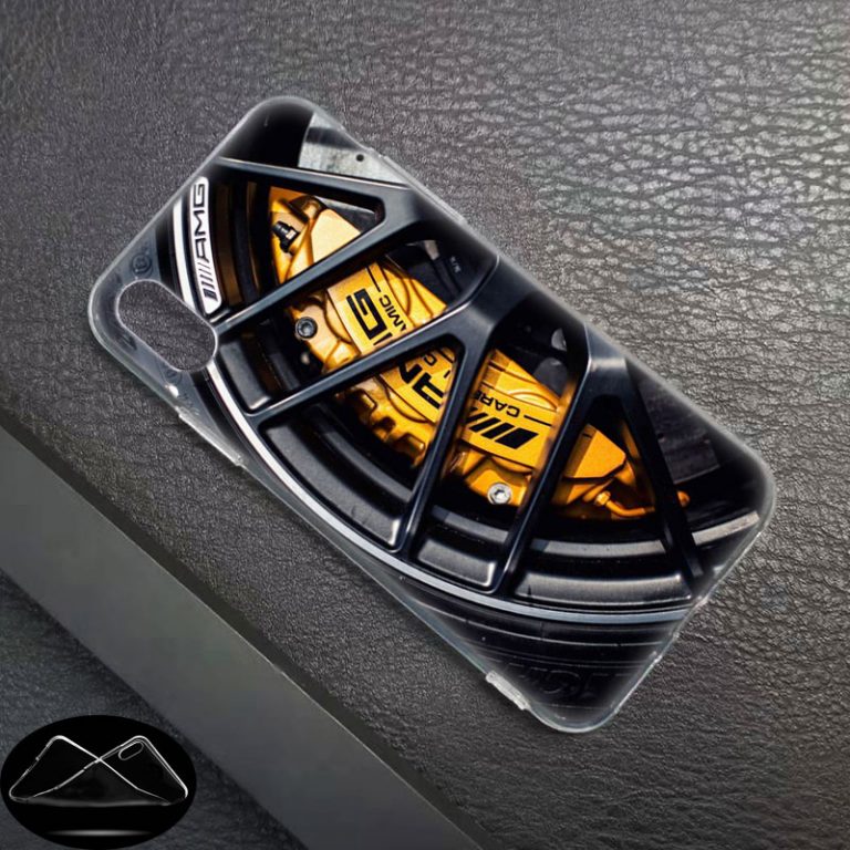 luxury Soft Silicone Phone Case Sports car Wheels rims vehicles for Apple iPhone