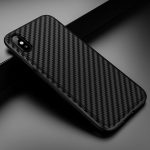 Phone Case For iphone 11 pro Max 7 8 6 6s plus Cover For Soft Plain Black Carbon Fiber protection case For iphone X 5 5s Cover