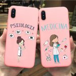 Social services psychology Doctors Nurse Teacher Candy Pink Soft TPU Phone Case Cover For iPhone 11 PRO 6SPlus 8 8Plus XSMAX XR
