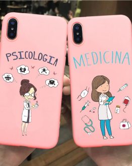 Social services psychology Doctors Nurse Teacher Candy Pink Soft TPU Phone Case Cover For iPhone 11 PRO 6SPlus 8 8Plus XSMAX XR