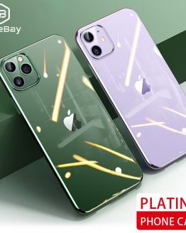 Lovebay For iPhone 11 Pro X XS XR Max Electroplated Phone Case Ultra Thin Plating Cases Soft Back Cover For iPhone 6 6s 7 8 Plus