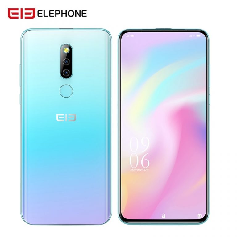 Elephone PX 6.53" FHD+ Full Screen 16MP Pop Up Camera Quad Core Global Mobile phone Android 9.0 Fingerprint Smartphone 2019