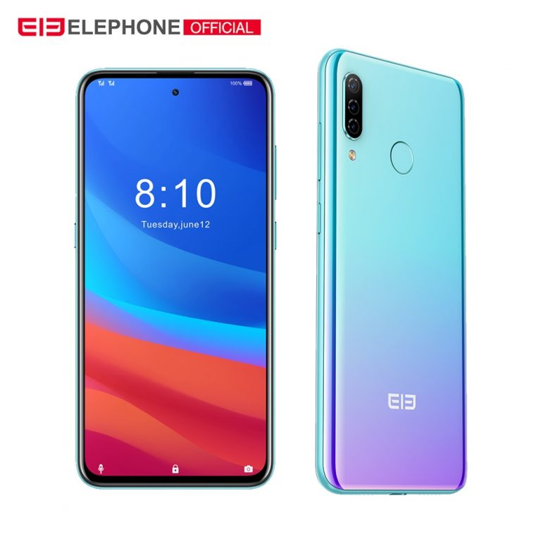 ELEPHONE A7H Helio P23 4GB RAM 64GB ROM 6.4" Octa Core Android 9.0 3900mAh Fast Charging Fingerprint Recognition Smartphone