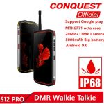 S12 Pro IP68 Waterproof Rugged Smartphone 6GB+128GB 5.99" 8000mAh Android 9.0 P70 Octa Core DMR Walkie Talkie Outdoor Cellphone