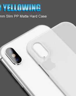 0.26mm Ultra Thin Phone Case For Iphone Xr Xs Max X 8 7 6 6s Plus Matte Transparent Hard Case For Iphone 11 Pro Max Back Cover