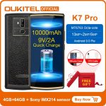OUKITEL K7 Pro Smartphone Android 9.0 Octa Core 4G RAM 64G ROM 6.0"
