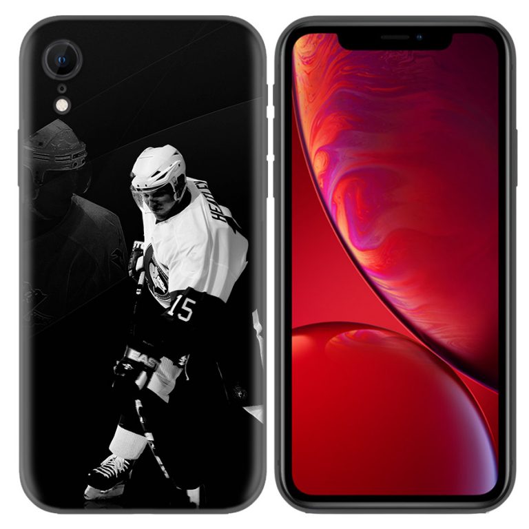 Hockey Is Life Pattern Silicone Ultra-thin Silicone Case Cover for iPhone X XS