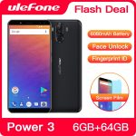 Original Ulefone Power 3 FHD+Screen 6080mAh Big Battery Smartphone