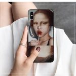 Mona Lisa funny Spoof Art Paintings The Birth Of Venus Soft Cover Phone Case