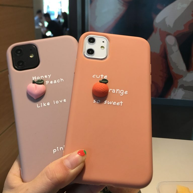 Cute 3D Fruit Soft Silicone Case For Etui iPhone 6 6S 7 8 Plus X XR XS Max