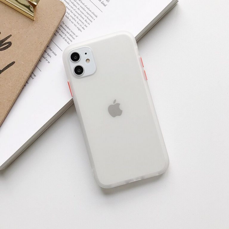 Transparent Shockproof Phone Case For iPhone 11 Pro X XR XS Max 6 6s 7 8 Plus Case Bumper Silicone Matte Clear Back Cover 2 Transparent Shockproof Phone Case For iPhone 11 Pro X XR XS Max 6