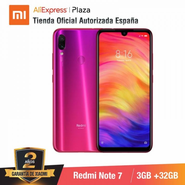 Xiaomi Redmi Note 7 (Memoria interna de 32GB, RAM de 3GB