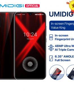 UMIDIGI X In-screen Fingerprint Global Version 6.35" AMOLED 48MP Triple Rear Camera 128GB NFC Helio P60 4150mAh Smartphone