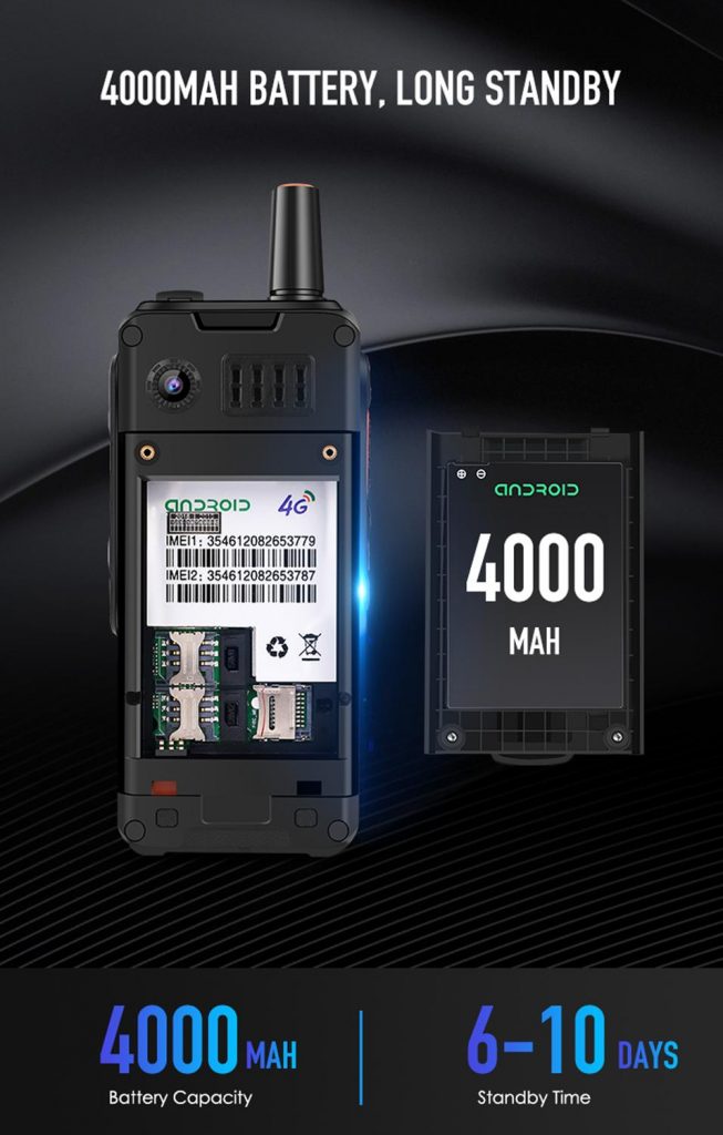 UNIWA F40 Zello Walkie Talkie 4G Mobile Phone 4000mAh Waterproof Rugged 2.4'' Touch Screen Quad Core Android 4G Smartphone 1 UNIWA F40 4G Rugged Waterproof Walkie Talkie Mobile Phone with 5MP Camera and Long Battery Life