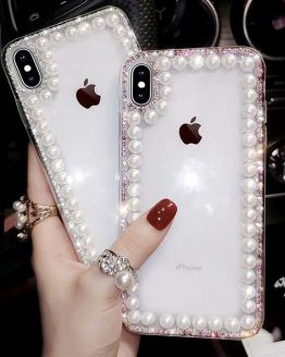 Glitter Pearl Clear Phone Cases For iPhone 11 Pro Max XR XS MAX X 8 7 6 6S Plus Case Cover For iPhone 11 Pro XR XS MAX X Plus