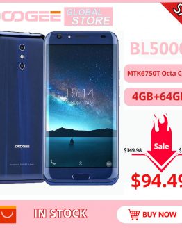 DOOGEE BL5000 Android 7.0 12V2A Quick Charge 5050mAh 5.5'' FHD MTK6750T Octa Core 4GB RAM 64GB ROM Dual 13.0MP Camera Smartphone