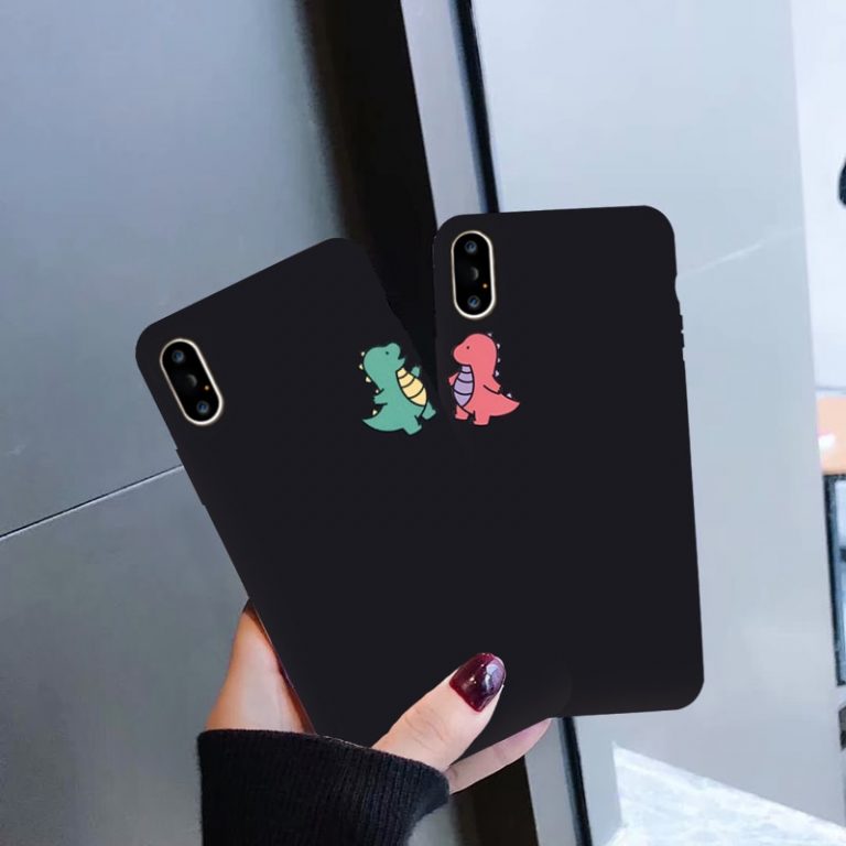 Cartoon Dinosaur Phone Case For iPhone 7 11 Pro X XS MAX XR 8 6 6s Plus