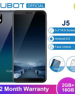 Cubot J5 5.5 Inch Android 9.0 18:9 Full Screen Smartphone 2GB 16GB MT6580 Quad-Core 2800mAh Face ID Mobile Phone