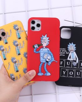 Rick And Morty Funny Cartoon Comic Memes Phone Cover For iPhone 11 Pro Max X XS XR Max 7 8 7Plus 8Plus 6S SE Soft Silicone Case