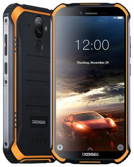 Doogee S40 Android 9.0 Pie Cell Phone IP68 IP69K Waterproof 5.5" 4650mAh Face ID Fingerprint Unlock 4G LTE NFC Smartphone