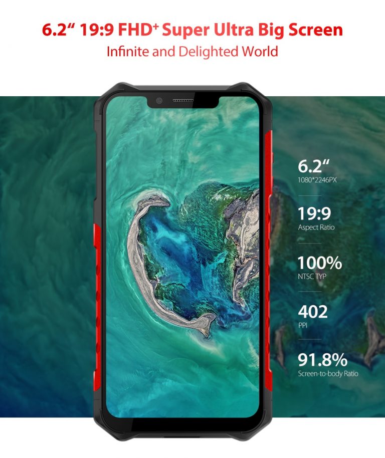 Ulefone Armor 6E Waterproof IP68/IP69 Rugged Phone 6.2'' Helio Otca-core