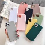 Candy Phone Case For IPhone 6 6s 7 8 Plus X XR XS 11 Pro Max Lovely Simple Solid