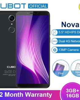 Original Cubot Nova Android 8.1 18:9 Full Screen 3GB 16GB 5.5 Inch MT6739 Quad-Core Smartphone 2800mAh Dual 4G Dual Sim Celular