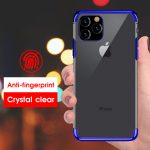 For iPhone 11 6.1inch Case Laser Plating Luxury TPU Soft Clear Cover For iPhone 11