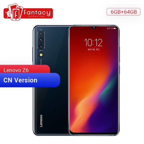 Lenovo Z6 6GB 64GB Snapdragon 730 Smartphone Quad Cameras 6.39 Inch OLED In screen Fingerprint 4G LTE