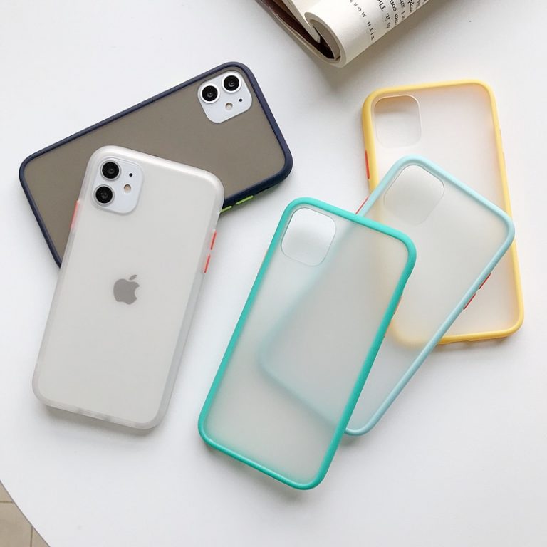 Transparent Shockproof Phone Case For iPhone 11 Pro X XR XS Max 6 6s 7 8 Plus Case Bumper Silicone Matte Clear Back Cover 1 Transparent Shockproof Phone Case For iPhone 11 Pro X XR XS Max 6