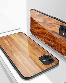 Luxury Wood Grain Phone Case For iPhone XS Max XR X Soft TPU Edge Slim Glass Cover Case for iPhone XS MAX XR 11 Pro Coque Shell
