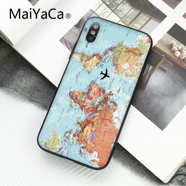 MaiYaCa Travel in the world map Plane plans Phone Case For iphone 11 Pro 11Pro Max 8 7 6 6S Plus X XS MAX 5 5S SE XR 2 MaiYaCa Travel in the world map Plane plans Phone Case For iphone 11 Pro