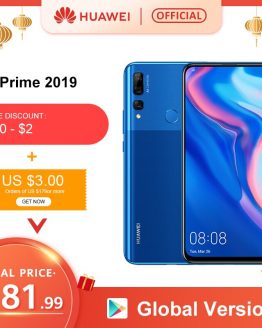 Original Huawei Y9 Prime 2019 Smartphone AI Triple Rear Cameras Global Version cellphone 4G 128G Auto Pop-Up Front Camera 6.59