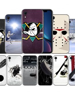 Hockey Is Life Pattern Silicone Ultra-thin Silicone Case Cover for iPhone X XS XR XS 11 11Pro Max 7 8 6 6S 5 5S 5C SE Plus Cover