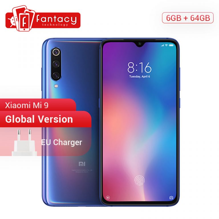 Global Version Xiaomi Mi 9 Mi9 Snapdragon 855 6GB 64GB 6.39" AMOLED