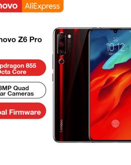 Original Global ROM Lenovo Z6 Pro 8GB 128GB Snapdragon 855 Octa Core 6.39" FHD Display Smartphone Rear 48MP Quad Cameras